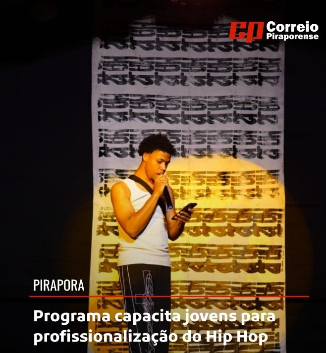 A cena do Hip Hop no Norte de Minas tem ganhado espaço nos últimos anos, impulsionada pelo surgimento de novas batalhas de rimas, pelo interesse de jovens em modalidades como skate e grafite e pela aproximação entre agentes culturais e escolas. Em Pirapora, uma iniciativa realizada em 2026 buscou fortalecer esse movimento por meio da formação de novos profissionais da área cultural.

Desenvolvido pela Biblioteca Comunitária Tamboril, o Programa de Capacitação para Agentes Culturais do Hip Hop ofereceu 240 horas de formação para 20 jovens ligados ao movimento. Durante seis meses, os participantes tiveram aulas de Produção Cultural, Beatmaker, Audiovisual e Iluminação Cênica.

A formação combinou conteúdos teóricos e atividades práticas sobre elaboração e gestão de projetos culturais, produção de eventos, criação de beats, filmagem e edição de documentários e videoclipes.

Para ver a matéria completa clique no link dos stories ou acesse nosso portal:  https://correiopiraporense.com.br/2026/08/12/programa-capacita-jovens-para-profissionalizacao-do-hip-hop-em-pirapora/